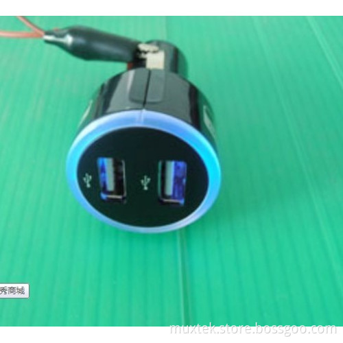 New Design Hot Sale of Dural USB Car Charger (HY-AD-003)